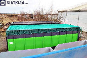 Siatki Malbork - Siatka przykrywająca na kontener - zabezpieczenie przewożonych ładunków dla terenów Malborka